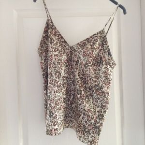 Aritzia 100% Silk Leopard Camisole (M)